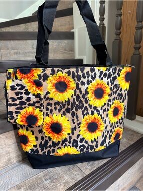 NWT NGIL Sunflower CANVAS TOTE BAG